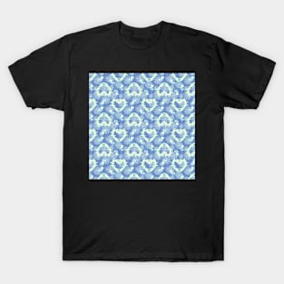 Flaming hearts blue T-Shirt